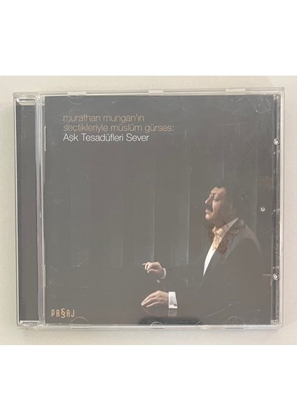 Murathan Mungan'ın Seçtikleriye Müslüm Gürses Aşk Tesadüfleri Sever CD (Orjnal Dönem Baskı Cd)