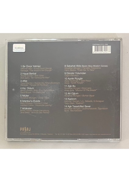 Murathan Mungan'ın Seçtikleriye Müslüm Gürses Aşk Tesadüfleri Sever CD (Orjnal Dönem Baskı Cd)