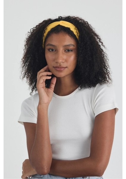 Kadın Pamuklu Penye, Kaymaz, Yumuşak, Esnek, Stilinle Öndesin Saç Bandı Bandana fırsatları