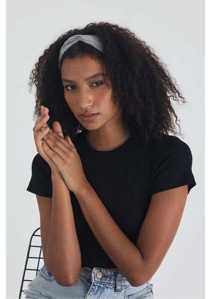 Kadın Pamuklu Penye, Kaymaz, Yumuşak, Esnek, Stilinle Öndesin Saç Bandı Bandana modelleri