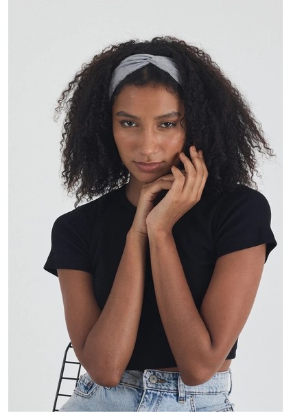 Kadın Pamuklu Penye, Kaymaz, Yumuşak, Esnek, Stilinle Öndesin Saç Bandı Bandana indirimleri