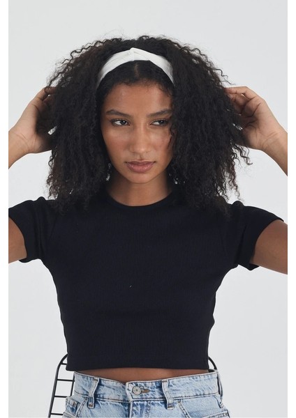 Kadın Pamuklu Penye, Kaymaz, Yumuşak, Esnek, Stilinle Öndesin Saç Bandı Bandana fiyatları