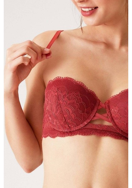 Kadın Maximizer Straplez Dantelli Sütyen Takımı fiyatları