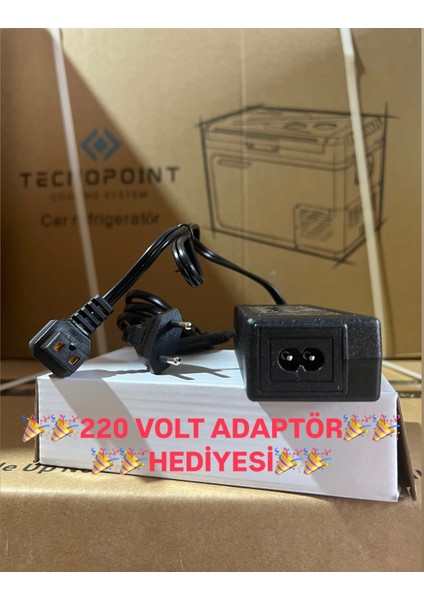 220 Volt Adaptör Hediyeli 30LT Çift Bölmeli Çift Beyin Yeni Nesil Araç Oto Buzdolabı indirimleri