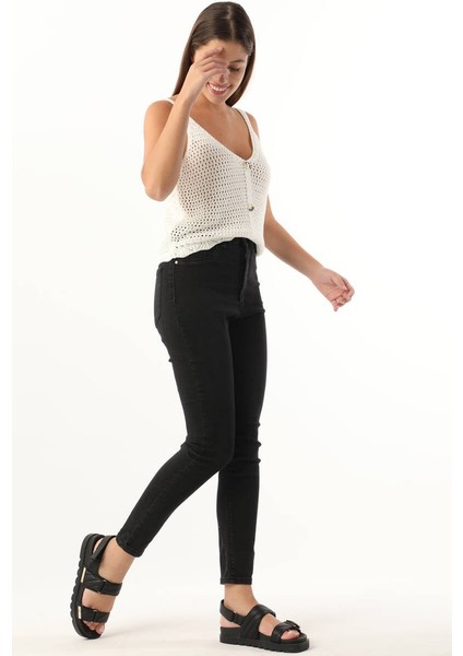 Kadın Antrasit Skinny Jean Pantolon fiyatları