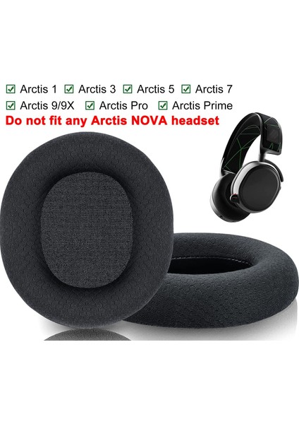 Steelseries Arctis 1/3/5/7/9 Uyumlu Kulak Pedi,yastık Steelseries Arctis1/3/5/7p+/7p/7x+/9x/pro/prime Kulaklık Sungeri, Yastığı Yalıtım Köpük Ped Minder modelleri