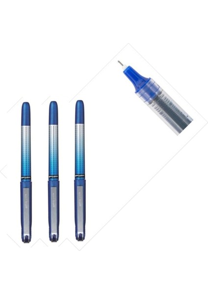 Uniball Eye Needle ( 0.5 ) Iğne Uçlu Kalem Üçlü Mavi