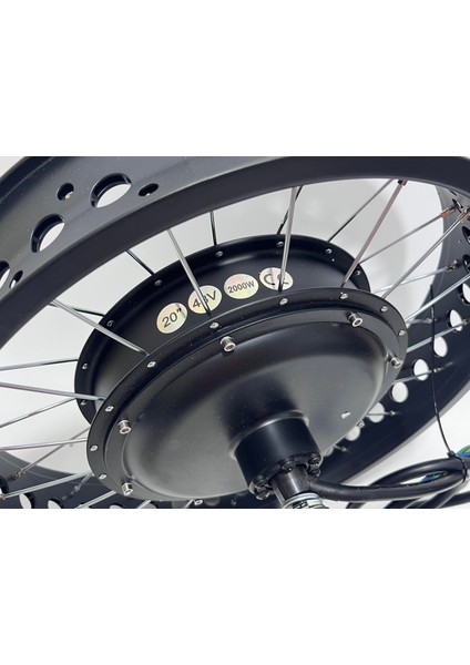 Elektrikli Bisiklet Dönüşüm Kiti 20'' 48V 2000W
