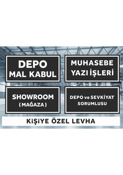 Fabrika - Depo - Iş Yeri - Kişiye Özel 40X20 Pvc Plastik Levha Tabela 1 Adet Için Geçerlidir fiyatları