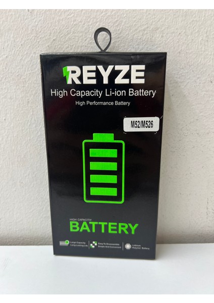Reyze Samsung Galaxy M52 M526 Batarya modelleri