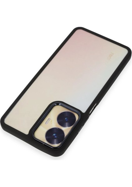 Realme C55 Kılıf Dora Kapak - Siyah Dpmah
