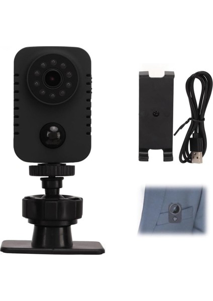 Taşınabilir MD29 Mini Kamera, 1080P Hd Geniş Açılı Lens Kamera, Otomatik Gece Görüşü Kamera, Pır Video Kayıtlı Kamera