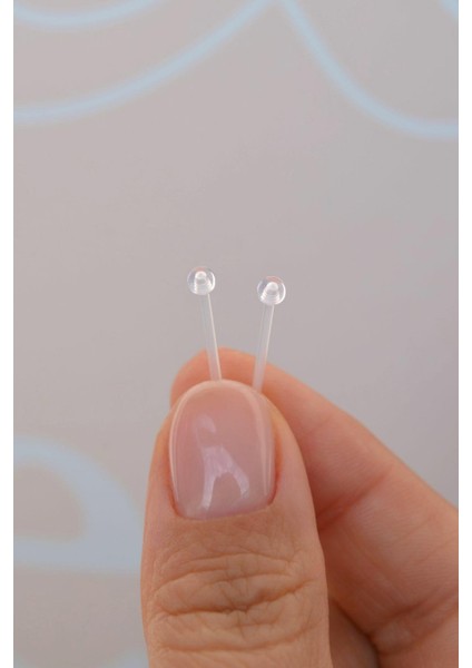 Antialerjik Şeffaf Silikon Meme Ucu Piercingi Bioplast Nipple Piercing 2 Adet modelleri