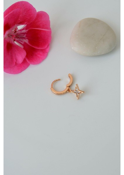 Kutup Yıldızı Halka Helix Piercing Lob Kıkırdak Küpesi modelleri