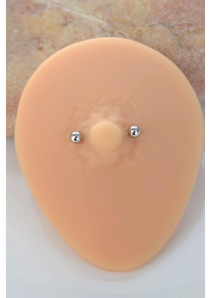 Iki Ucu Toplu Düz Nipple Piercingi Çelik Meme Ucu Piercingi fırsatları