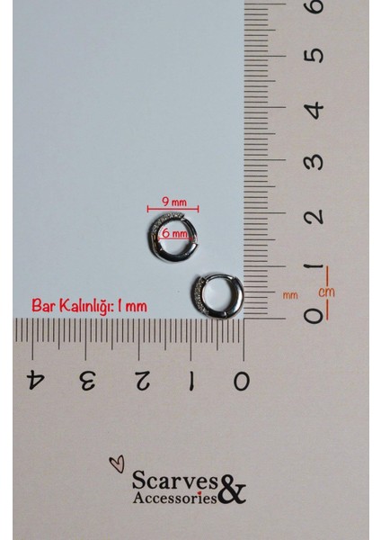 Sacce Scarves&Accessories Mini Bombeli Halka Tragus Piercing Helix Kıkırdak fiyatları
