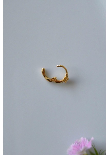 Gold Kutup Yıldızı Halka Tragus Piercing Helix Kıkırdak Küpesi modelleri