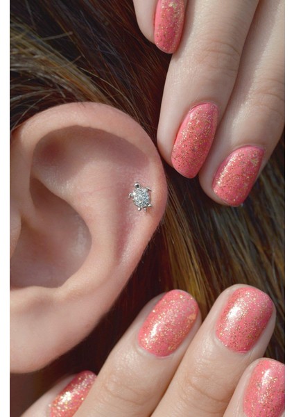Kaplumbağa Piercing Helix Kıkırdak