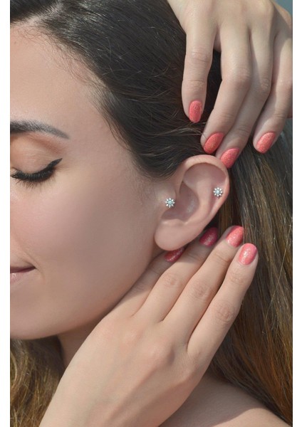 Kar Tanesi Piercing Helix Kıkırdak fiyatları