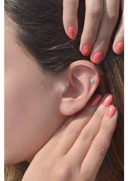 Kar Tanesi Piercing Helix Kıkırdak fırsatları