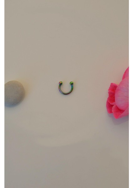 6 mm Hologram Renk Mini Nokta Toplu Çelik Piercing Tragus Helix Kıkırdak Lob Daith Forward Helix fiyatları