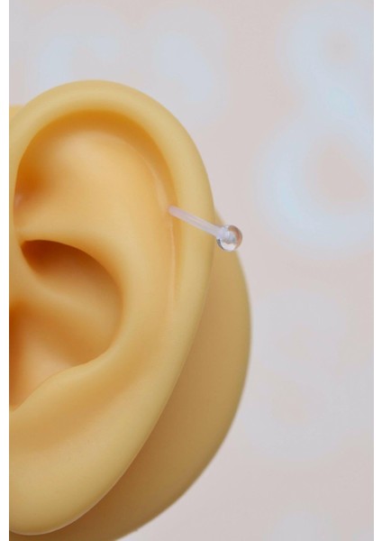 Sacce Scarves&Accessories Silikon Tragus Piercing Helix Kıkırdak Smile Piercing fırsatları