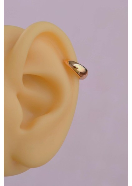 Sacce Scarves&Accessories Bombeli Çelik Halka Piercing Helix Kıkırdak Lob
