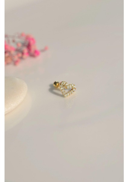 Gold Kalp Piercing Tragus Helix Kıkırdak modelleri