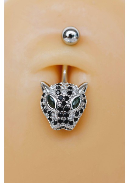 Sacce Scarves&Accessories Çelik Kaplan Figürlü Göbek Piercing Gümüş Renk fiyatları