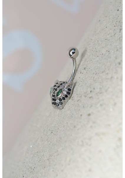 Sacce Scarves&Accessories Çelik Kaplan Figürlü Göbek Piercing Gümüş Renk modelleri