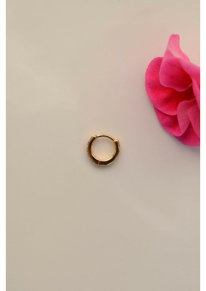 Taşlı Halka Tragus Piercing Helix Kıkırdak Küpesi Mini Küpe fiyatları