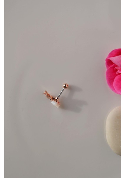 Rose Manolya Çiçek Piercing Helix Kıkırdak fırsatları