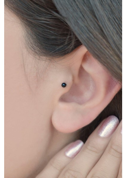 Siyah Çelik Top Piercing 8 mm fiyatları