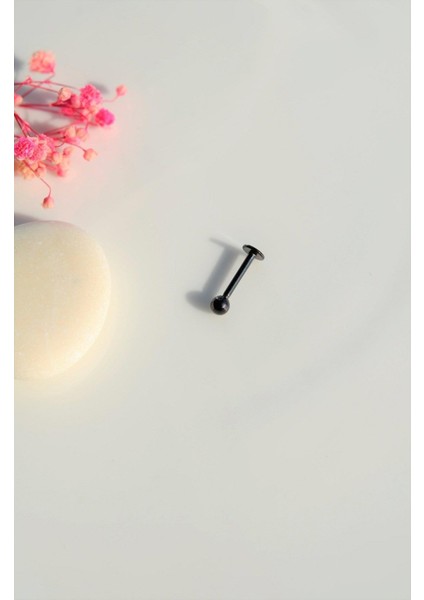 Siyah Çelik Top Piercing 8 mm modelleri