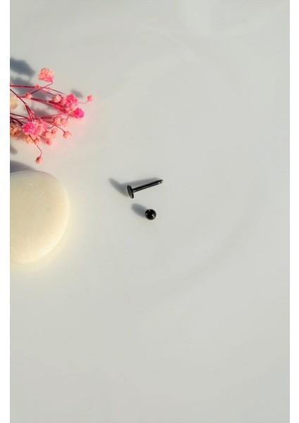 Siyah Çelik Top Piercing 8 mm fırsatları