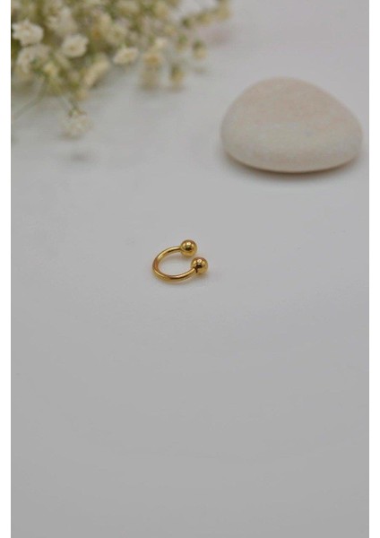 6 mm Gold Çelik Top Uçlu Piercing Tragus Helix Kıkırdak fiyatları