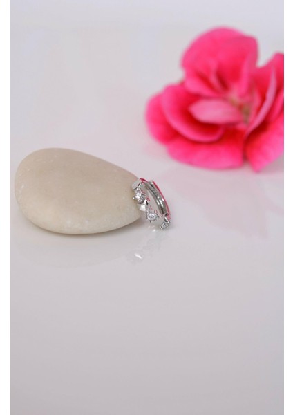 Sacce Scarves&Accessories Mini Ince Halka Tragus Piercing Helix Kıkırdak Gümüş Renk fırsatları