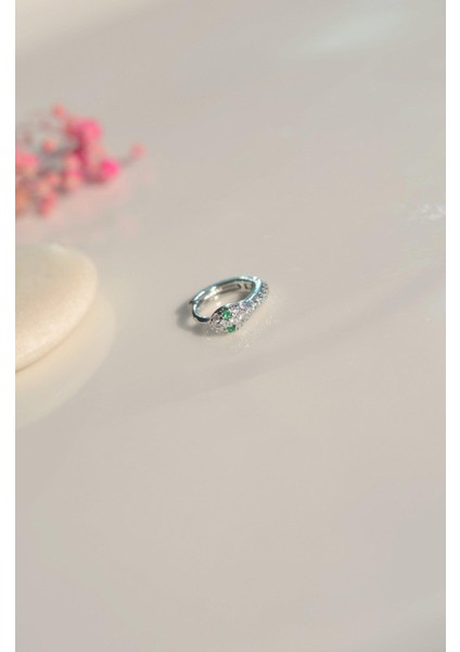 Yılan Halka Piercing Tragus Helix Kıkırdak Gümüş Renk fırsatları