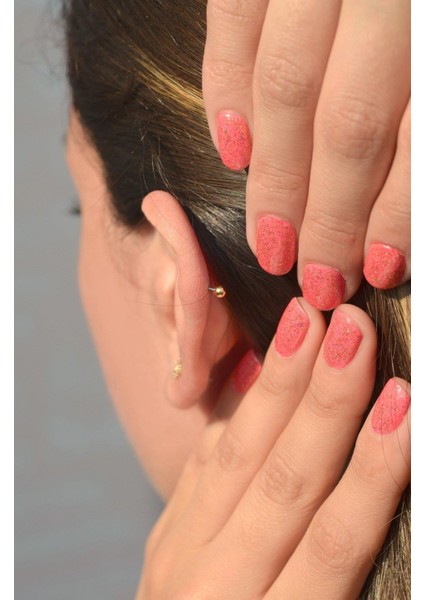 Gold Mini Çiçek Piercing Tragus Helix Kıkırdak