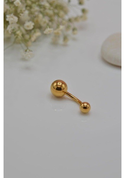 Top Çelik Göbek Piercing Gold fırsatları