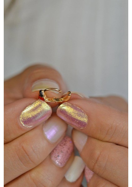 Uğur Böceği Halka Piercing Helix Kıkırdak Tıbbi Altın Kaplama 7 mm İç Çap modelleri