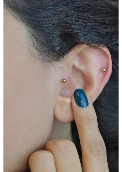Gold Çelik Top Piercing 8 mm