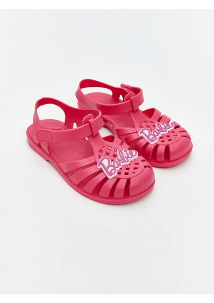 Lc Waıkıkı Barbie Baskılı Kız Çocuk Sandalet (S5)
