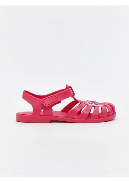 Lc Waıkıkı Barbie Baskılı Kız Çocuk Sandalet (S5)