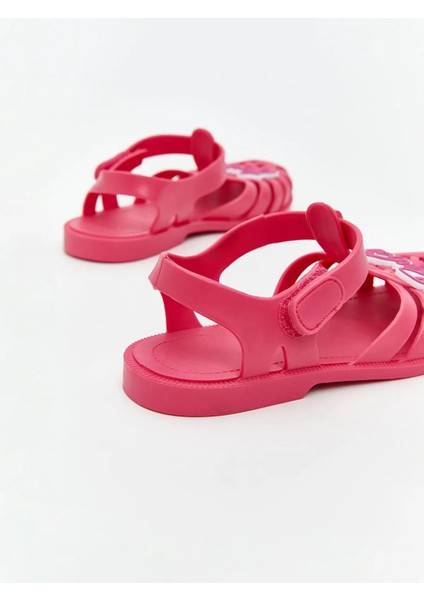 Lc Waıkıkı Barbie Baskılı Kız Çocuk Sandalet (S5)