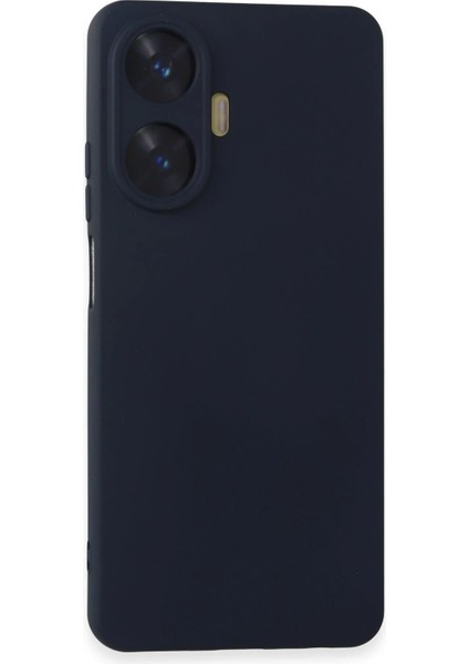 Realme C55 Kılıf Nano Içi Kadife Silikon - Lacivert Dpmah