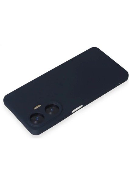 Realme C55 Kılıf Nano Içi Kadife Silikon - Lacivert Dpmah modelleri