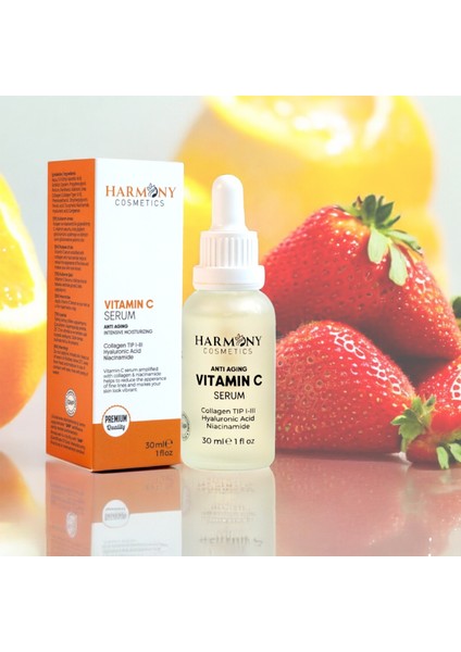 Yoğun Nemlendirici Krem + C Vitamini Serum + Termal Yüz Yıkama Jeli 3'lü Bakım Seti