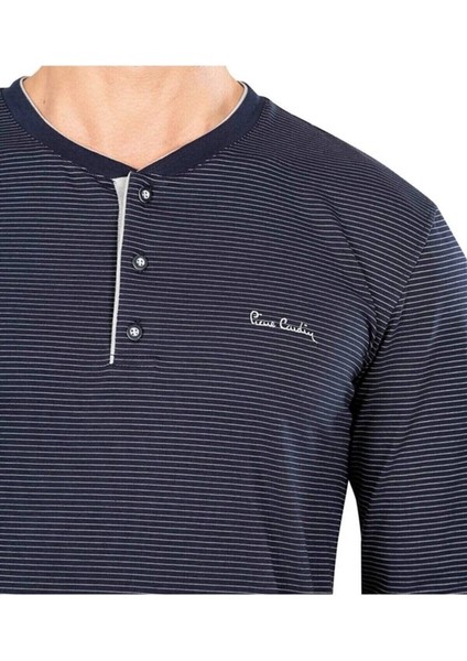 Erkek Penye Çizgili Pijama Lacivert fiyatları