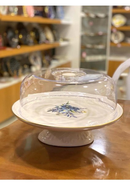 Rolyef Blue Kek Fanusu 30CM